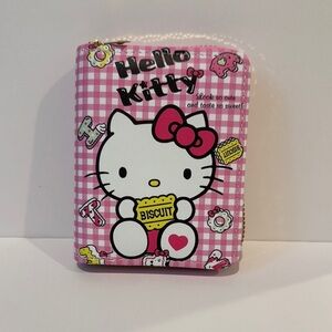 Hello Kitty Pink Checkered Wallet